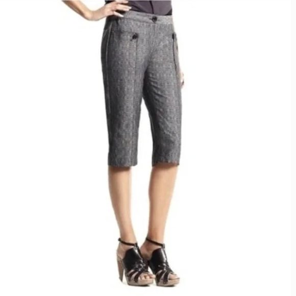Derek Lam for Design Nation Cropped Pant Black Multi - see note regarding size - Picture 1 of 11